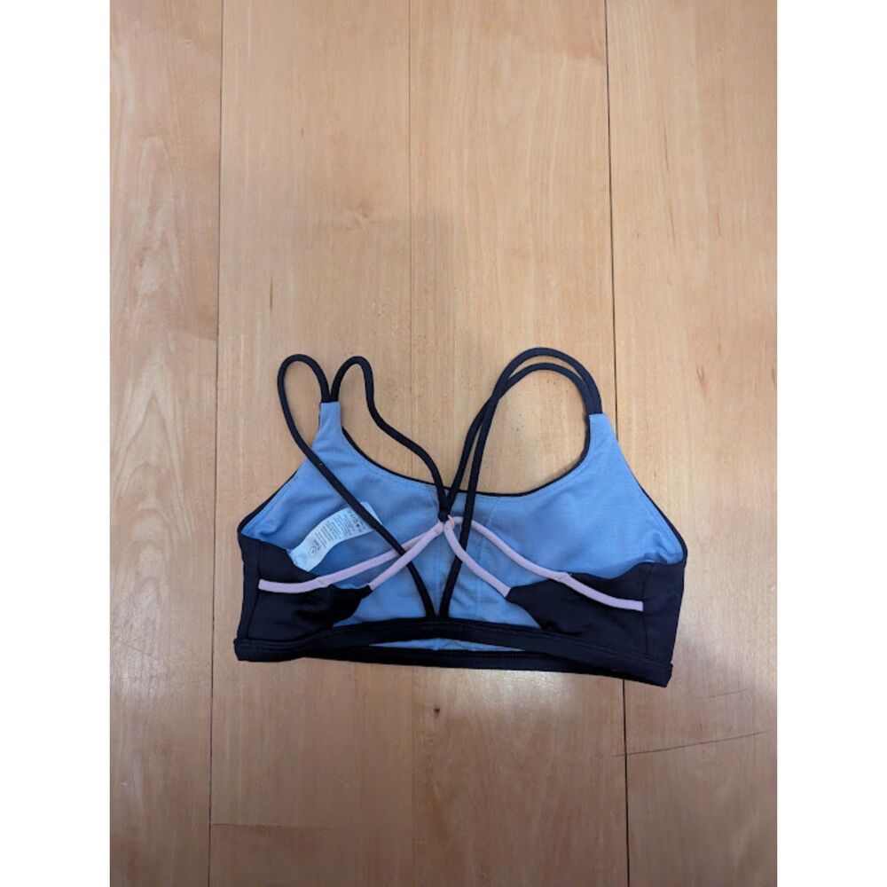 Ivivva by Lululemon sz 8 Girls Sports Bra navy pink purple